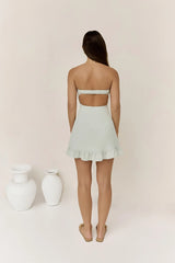 Palm Tree Dreaming Mini Dress Sage