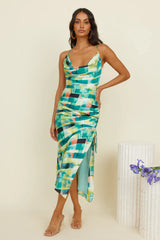 Clear Mind Maxi Dress Green