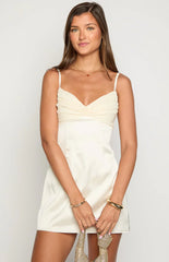 Honey Cream Mini Dress