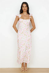 Fall Into Place Maxi Dress Pink