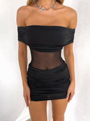 SKYLAH MINI DRESS BLACK