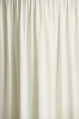 Alexis | Cream Plunge-Neck Midi Dress With Draped And Ruched Detailing