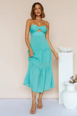 Free Falling Maxi Dress Green