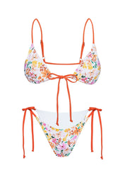 Nevaeh Triangle Bikini Top Multi Floral