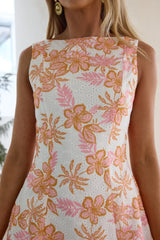 Soft Whispers Mini Dress Orange