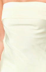 Annie Cream Strapless Mini Dress