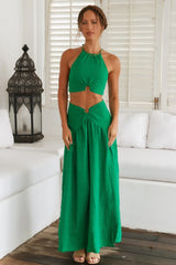 Lemon Tree Maxi Skirt Green