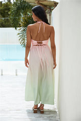 Energetic Lover Maxi Dress Green