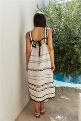Summer Soir��e Midi Dress Natural