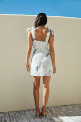 Sixth Sense Mini Dress Blue