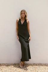 Dancing Till Dark Maxi Dress Black