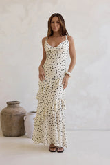 Stopping Time Maxi Dress Cream