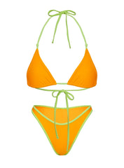 Sandbar Bikini Bottoms Orange / Green