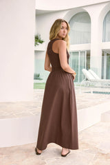 Love Is Timeless Maxi Dress Brown