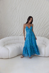 Ros�� Horizon Maxi Dress Blue