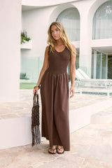 Love Is Timeless Maxi Dress Brown