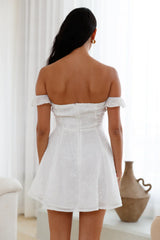 Summer Halo White Mini Dress